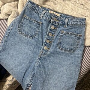 Levi’s Ribcage Straight Ankle Jeans